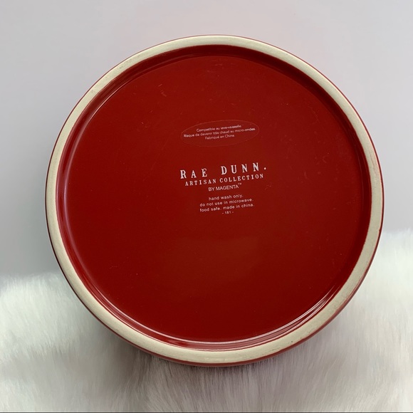 Rae Dunn FELIZ NAVIDOG Ceramic Dog Bowl NEW - Picture 4 of 9